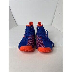 Adidas Phenom Juniors Kids Tennis Shoes Size 4 Blue Orange FV6787 NWT